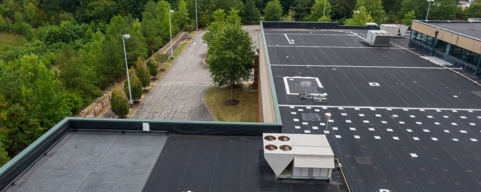 Roof of a commercial building